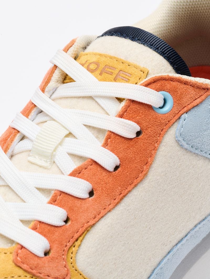 Hoff City Charleston Sneakers Damen Weiß Orange Khaki | KVX4846UL