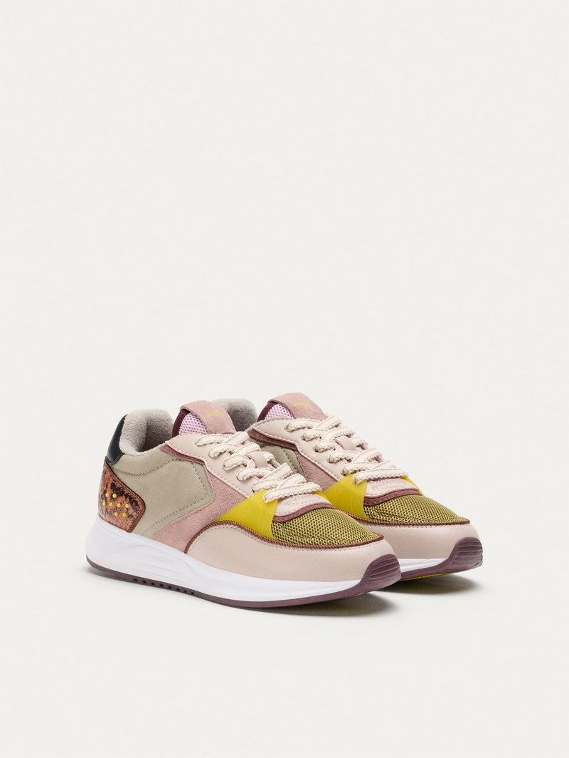 Hoff District Bourbon Sneakers Damen Rosa Gelb Grau | NSP5221KD