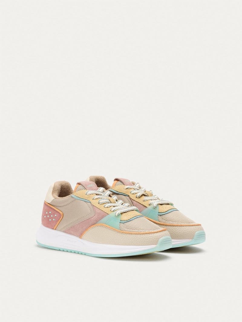 Hoff District Carnaby Sneakers Damen Khaki Rosa Gelb | BCL1589LN