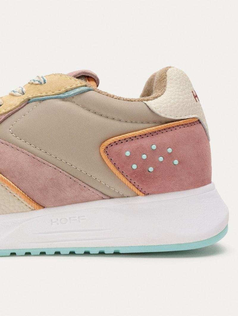 Hoff District Carnaby Sneakers Damen Khaki Rosa Gelb | BCL1589LN