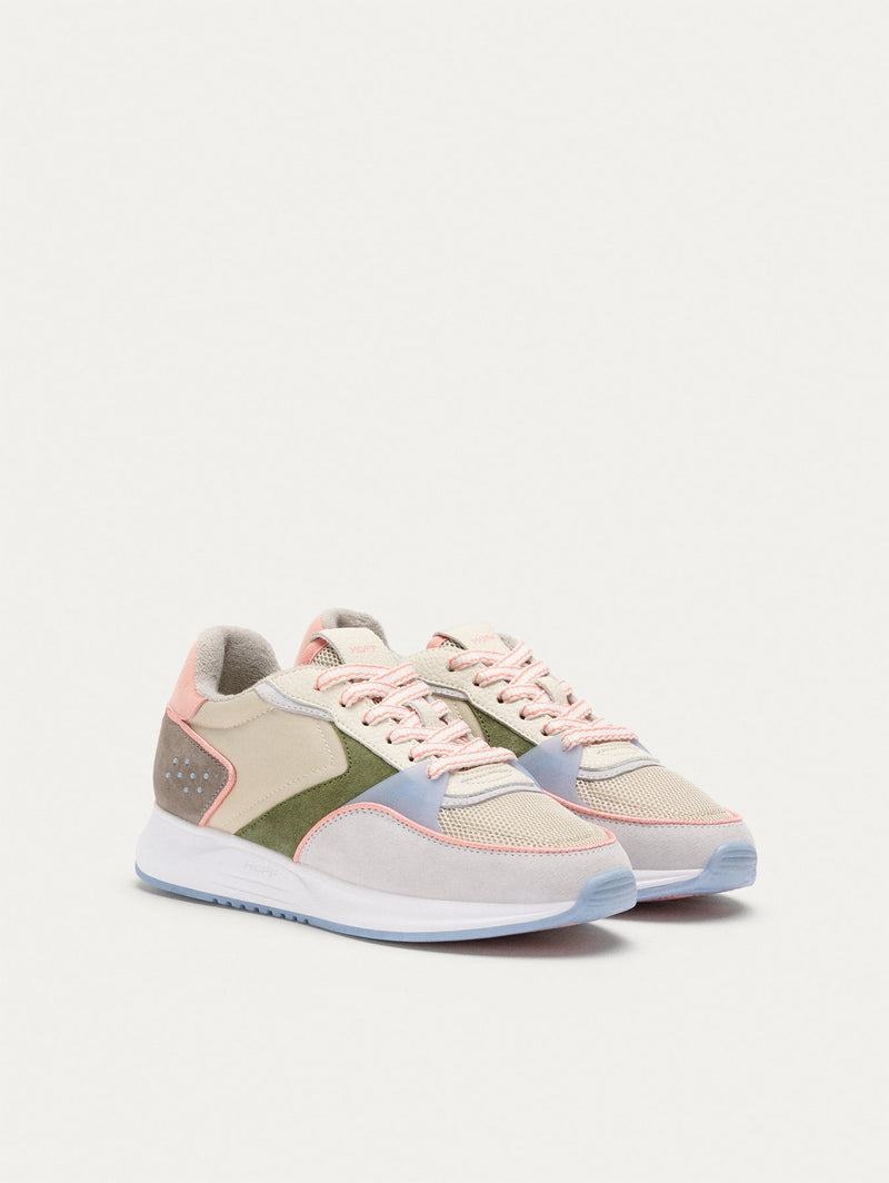 Hoff District Pilsen Sneakers Damen Rosa Grün Khaki | LCL2074QW